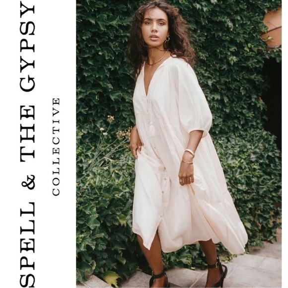 Spell Dresses & Skirts - Spell & The Gypsy Honey Smock Dress Light Pink Color Size Small Women’s